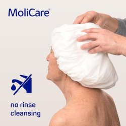 MoliCare Skin No Rinse Shampoo Cap - Rinse-Free Shampoo with Conditioner pH Balanced