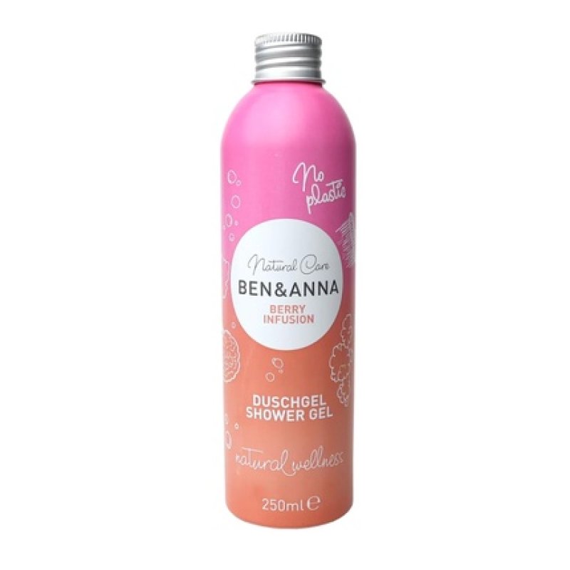 Ben & Anna Shower Gel Berry - Natural Vegan Cosmetics