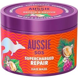 Aussie Sos Supercharged Repair Hair Mask 500ml For Dry And Damaged Hair