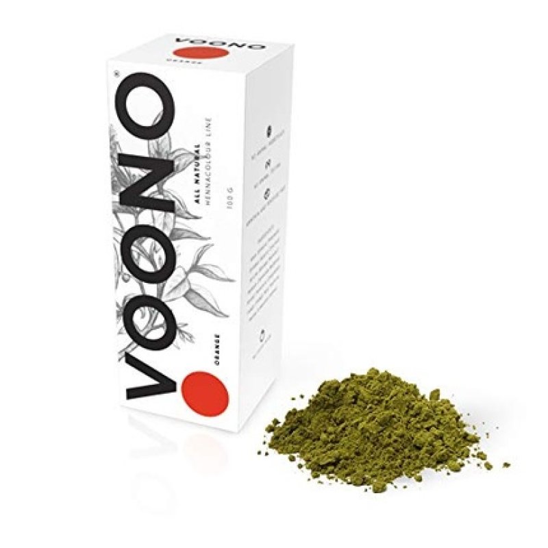 VOONO Henna Orange Plant Hair Dye 100g - 100% Natural and Vegan