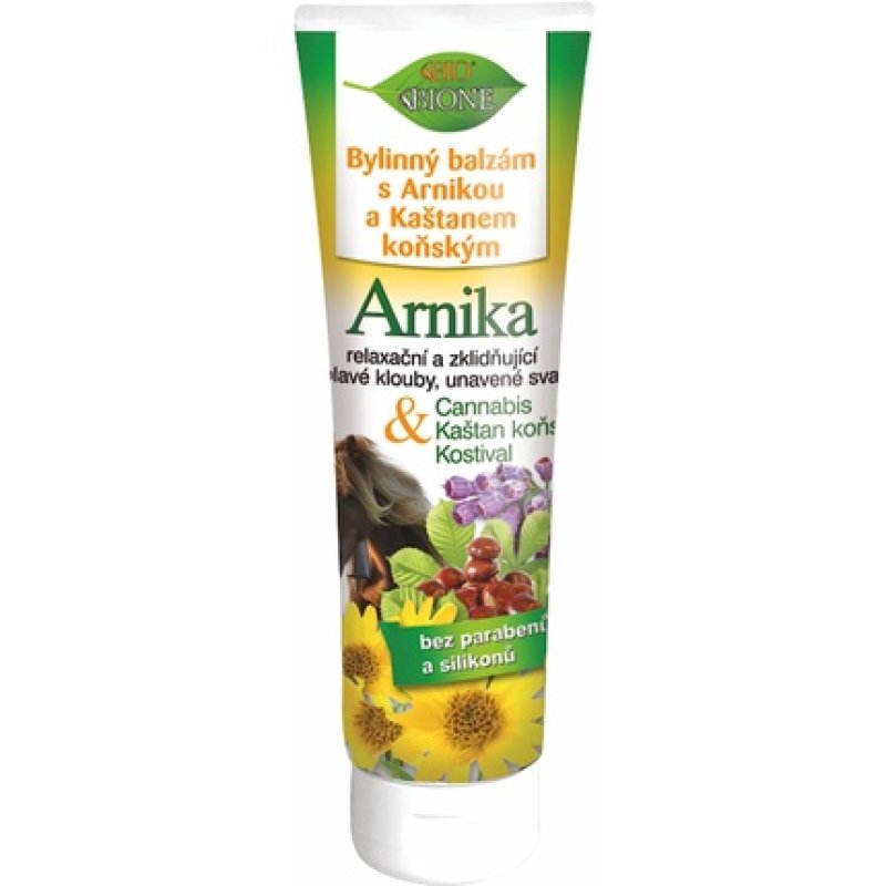 Bione 100% Organic Vegan Massage Herbal Balm with Cannabis, Arnica, and Comfrey Extracts 300ml