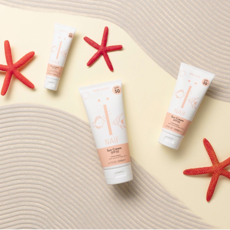 NAÏF Sunscreen Cream For Baby & Kids SPF50