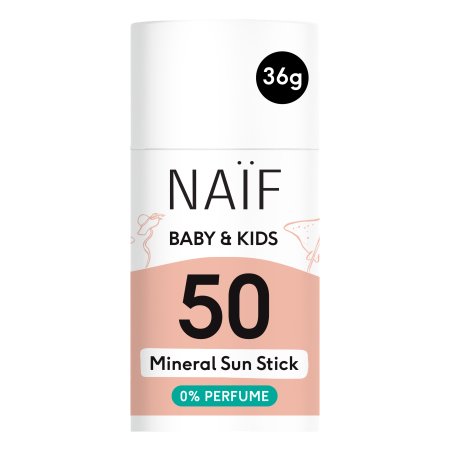 NAÏF 8721008611204 écran solaire et produit après soleil Stick de protection solaire Visage et corps 50 Enfants