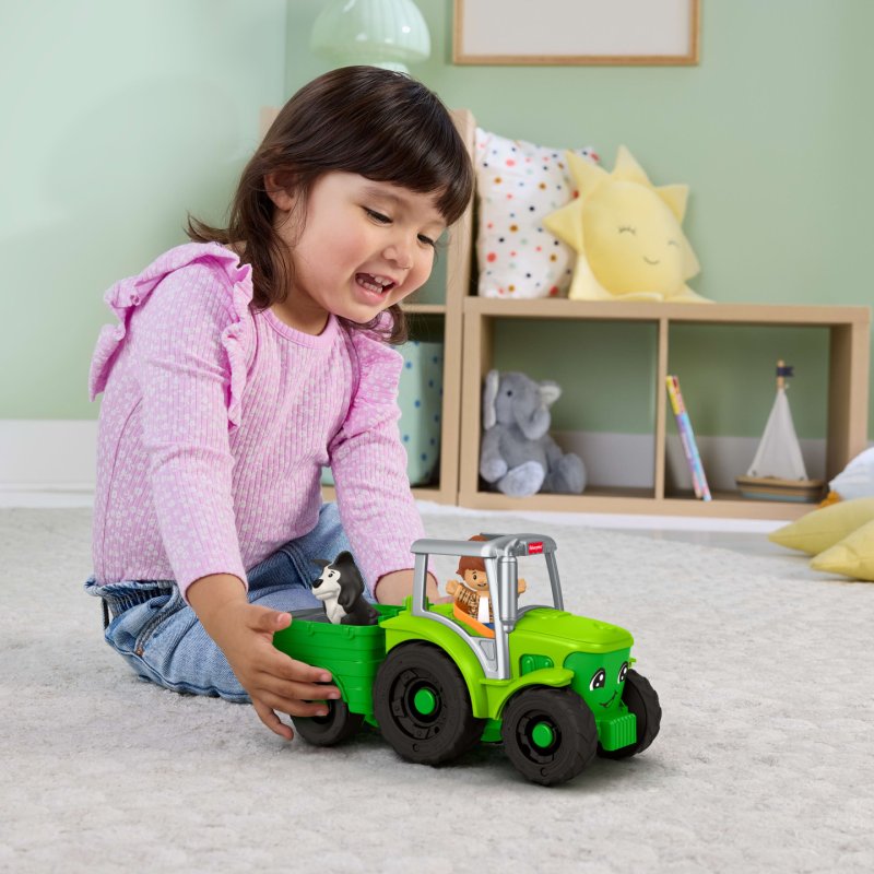 Fisher-Price - Little People Push & Play Tractor (JGX12)