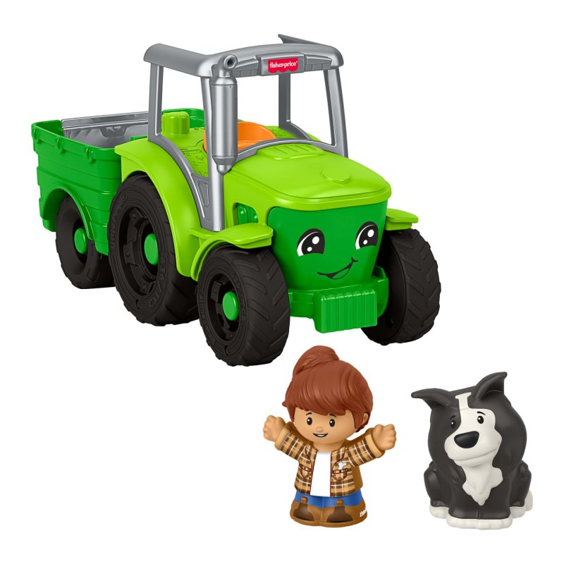 Fisher-Price Little People Fisher-Price- -Tracteur à pousser-Véhicule musical