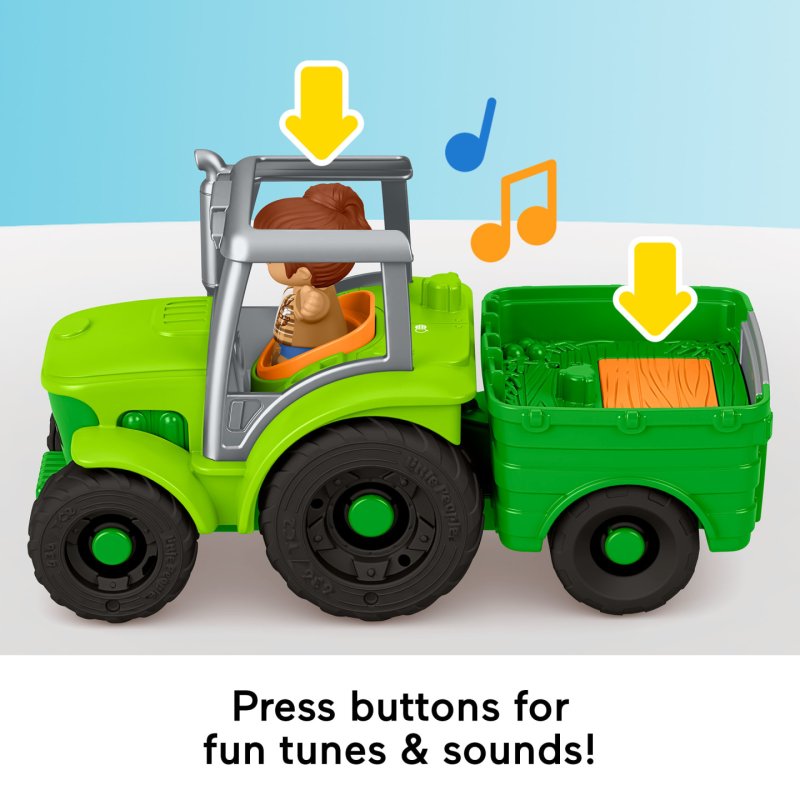 Fisher-Price - Little People Push & Play Tractor (JGX12)