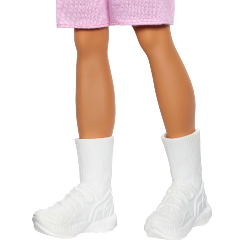 Barbie Fashionistas Ken Doll 241 in Red Striped Top and Pink Shorts with White Sneakers, Blonde