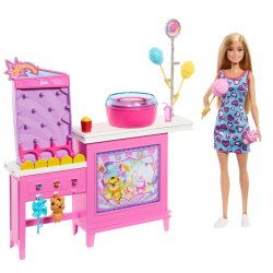 Barbie - Mysteries Cotton Candy & Games Playset (JFV67)