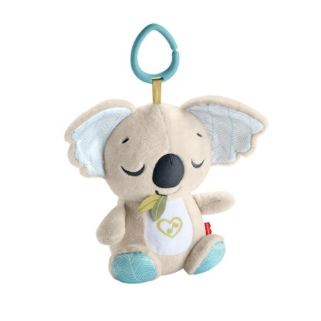 Fisher-Price On-the-Go Koala Soother Toy, Plush Portable Sound Machine for Newborns