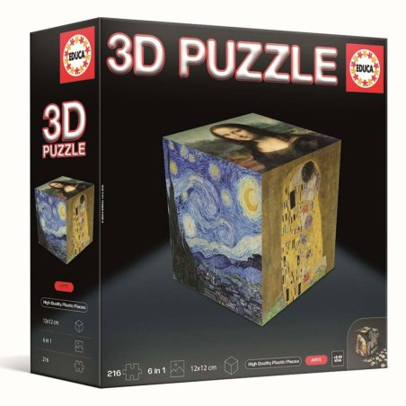 Educa - 3D Puzzle Cube Art (80-20123)