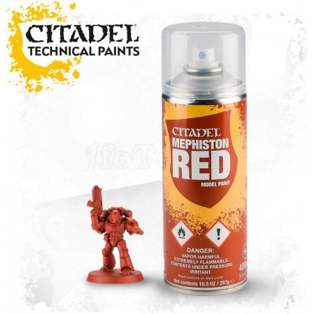 Citadel Bombe sous-couche - Aérosol Mephiston Red