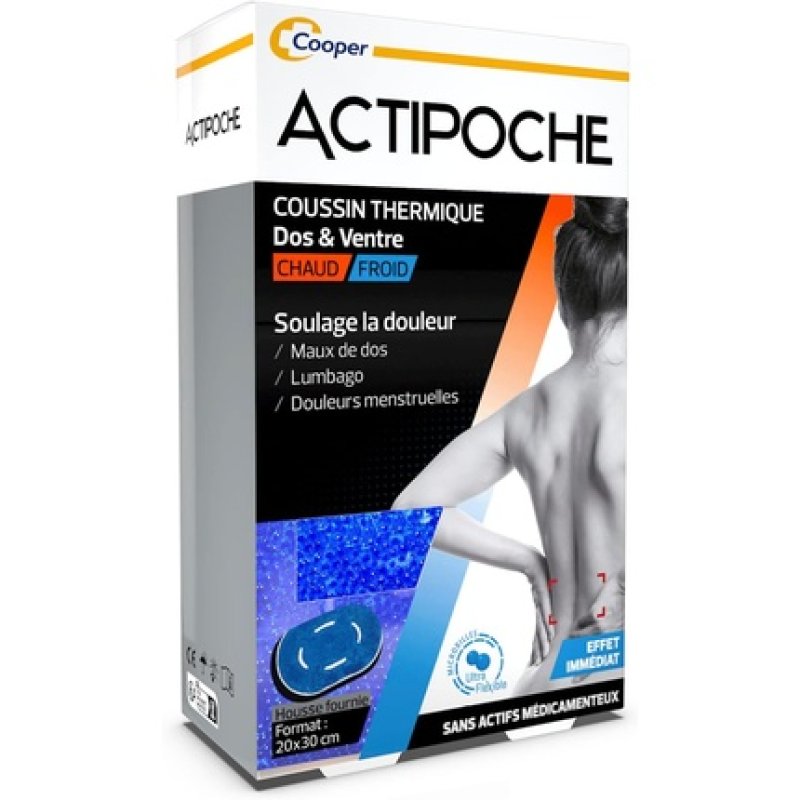 Cooper Actipoche Back & Stomach Microbeads Thermal Cushion