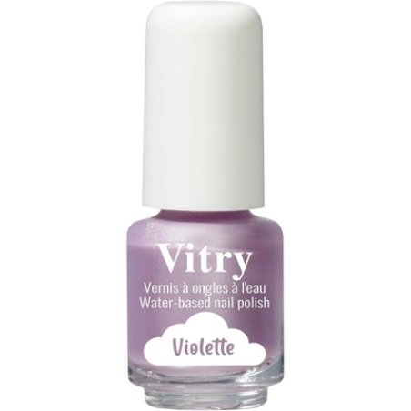 Water-Based Nail Varnish Violette 4ml Purple