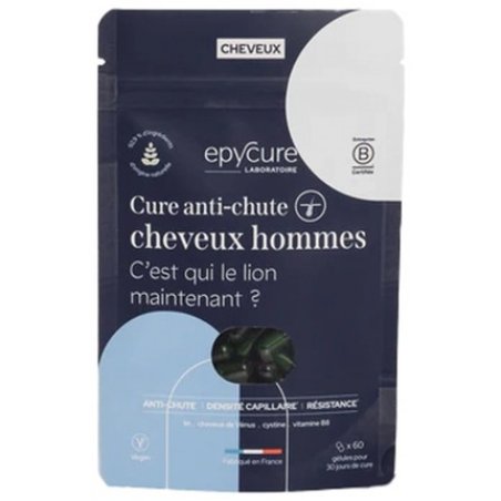 Epycure Hair Loss Treatment for Men 60 Capsules Dietary Supplement