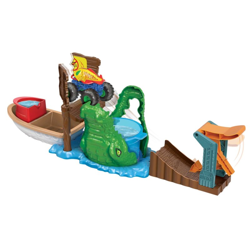 HOT WHEELS - Monster Trucks Swamp Chomp Playset (HGV14)