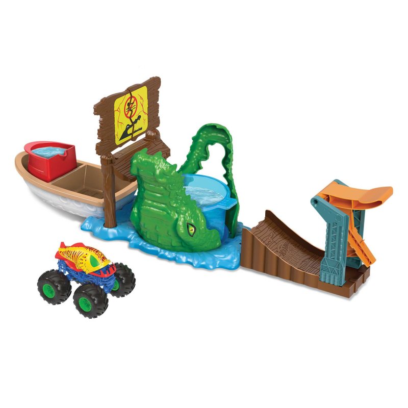 HOT WHEELS - Monster Trucks Swamp Chomp Playset (HGV14)
