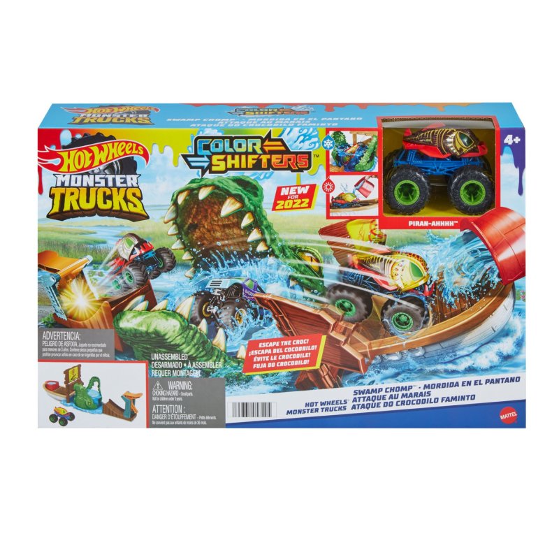HOT WHEELS - Monster Trucks Swamp Chomp Playset (HGV14)