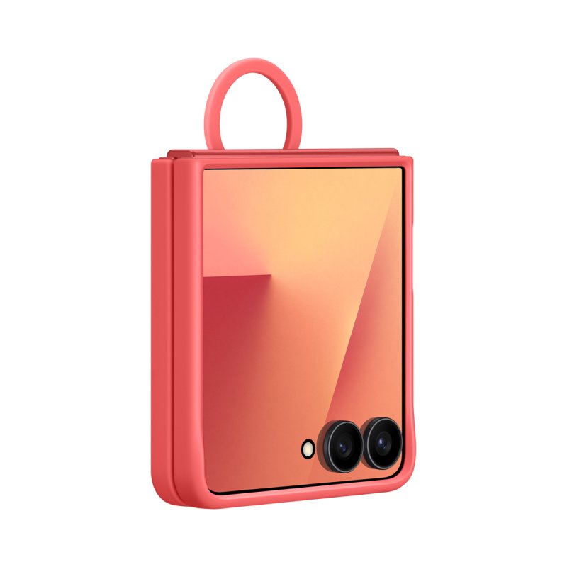 Samsung EF-PF766TREGWW mobile phone case 17.4 cm (6.85") Cover Red