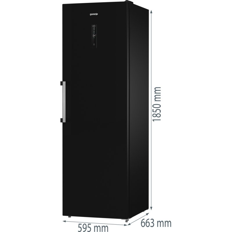 Gorenje R619EABK6 réfrigérateur Pose libre 398 L E Noir