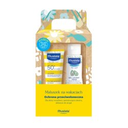 Mustela Baby On Vacation Set - Sunscreen Milk 40 Ml And Gentle Gel 100 Ml