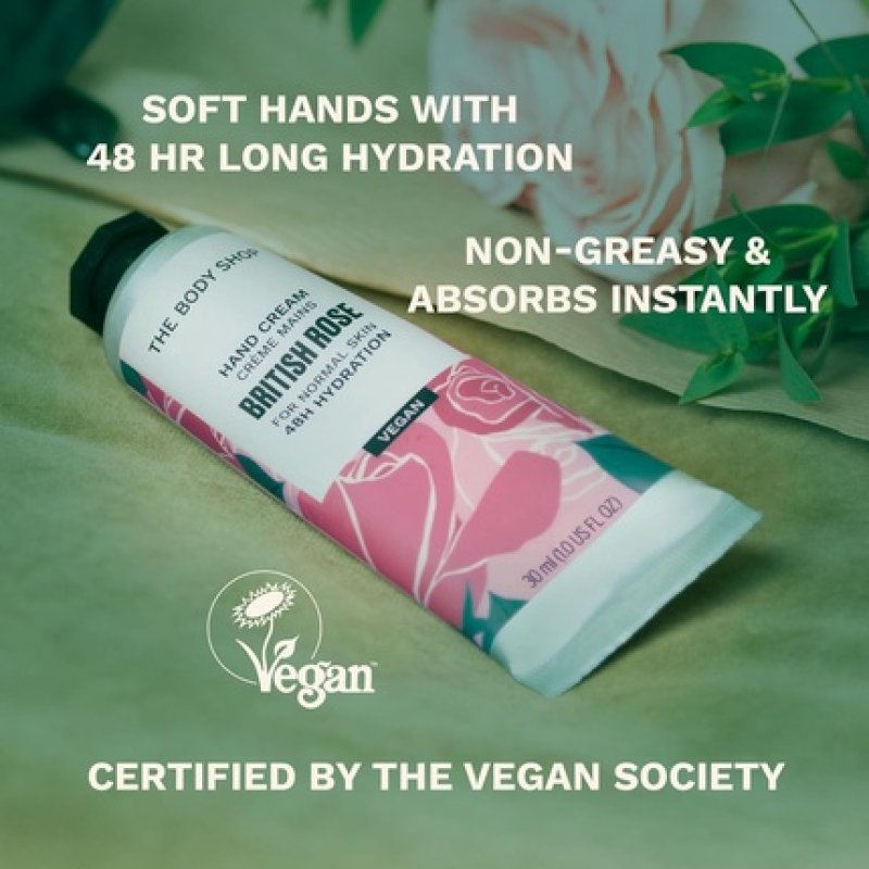 Body Shop British Rose Hand Cream 30ml