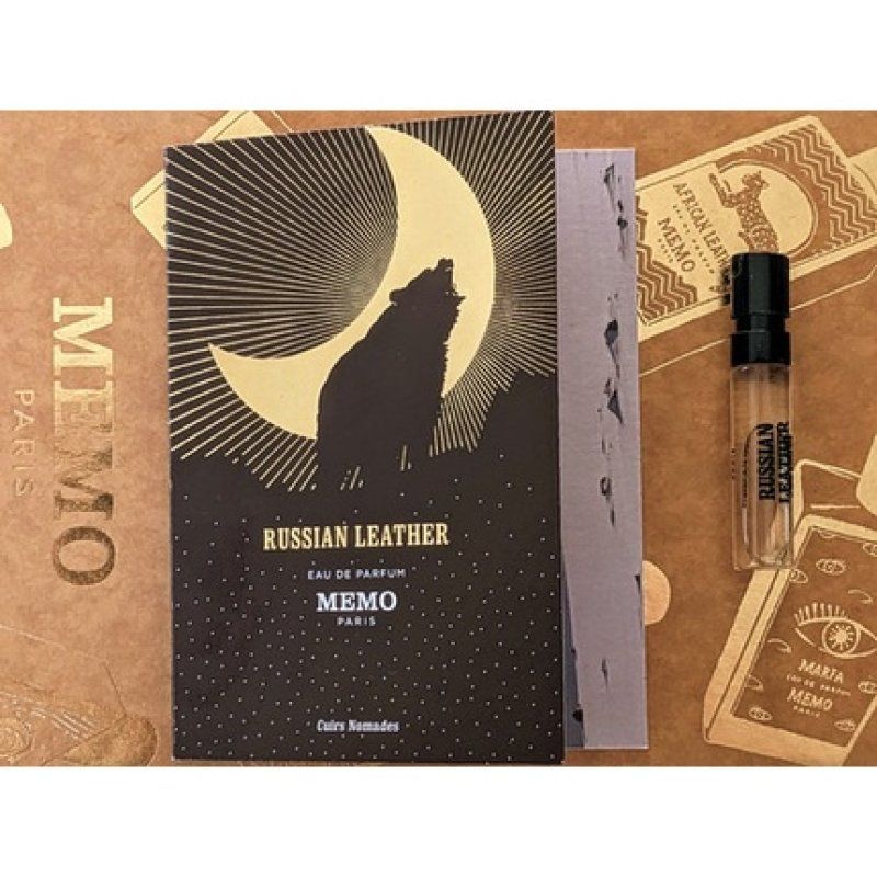 Memo Paris Russian Leather Luxury Niche Fragrance Eau De Parfum 1.5ml