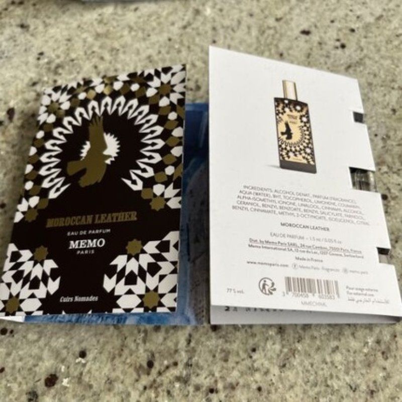 Memo Moroccan Leather Sample 2 x 1.5ml