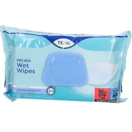 Tena Moist Wipes - 48 Count
