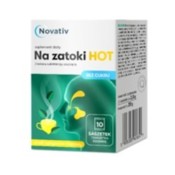 Novativ Na zatoki hot saszetki 10 szt.
