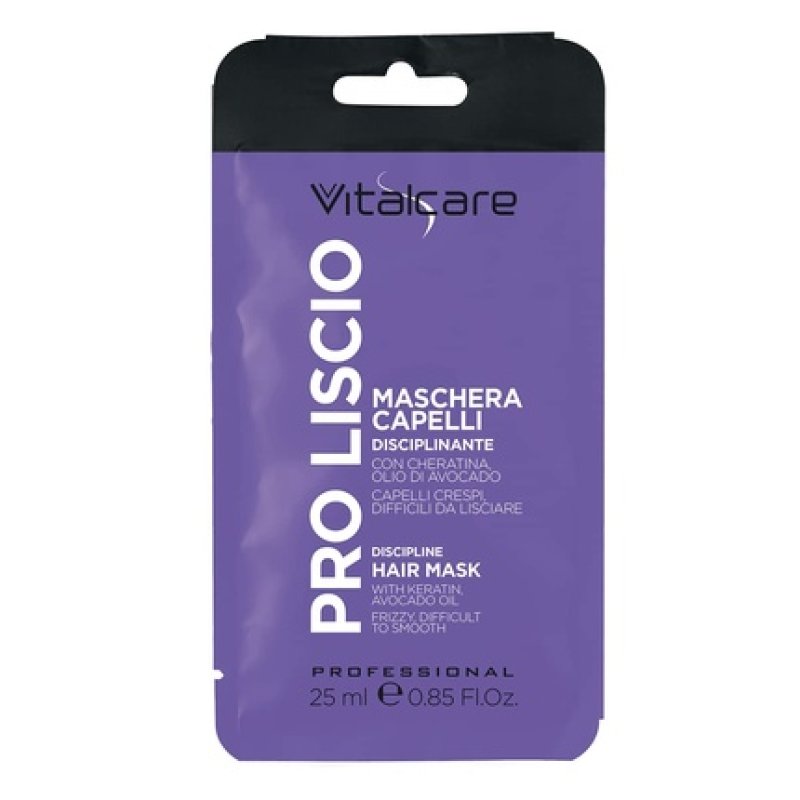 Vitalcare PRO Smooth Hair Disciplining Hair Mask for Frizzy, Rebellious, and Hard-to-Smooth Hair with Keratin and