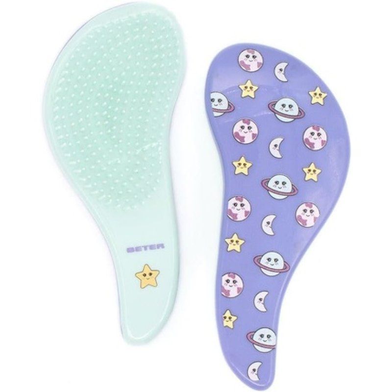 Beter Detangle Hair Brush Born from the Stars Mini Hairbrush Detangling Ultra-Soft Bristles Wet Brush Hair Detangler