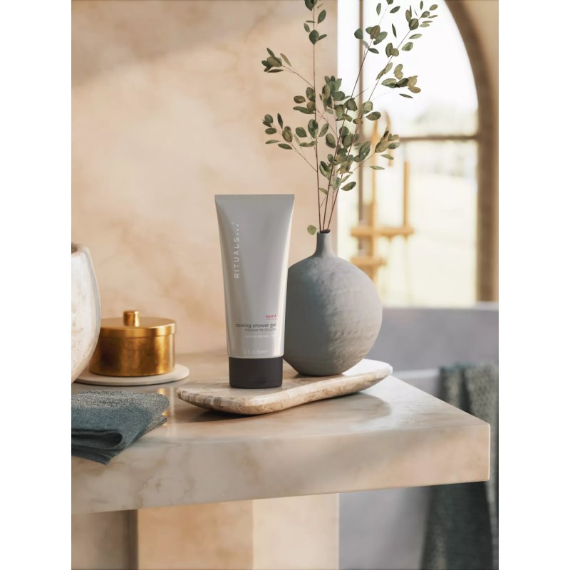 Rituals Sport 8719134163087 gel douche et nettoyant pour le corps 200 ml Hommes Charbon de bois, Menthe