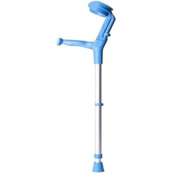 Orthopedic Crutch Double Adjustment Blue