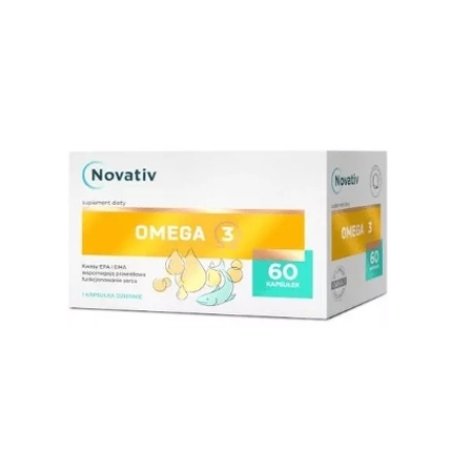 Novativ Omega3 60 Capsules For Long Term Health