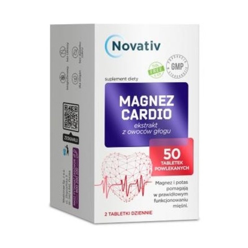 Novativ Magnez Cardio 50tabl. powlekanych