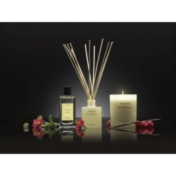 Candle Scented Candle Soy Wax Decorative Candle Cereria Molla Raspberry Black Vanilla 230 G