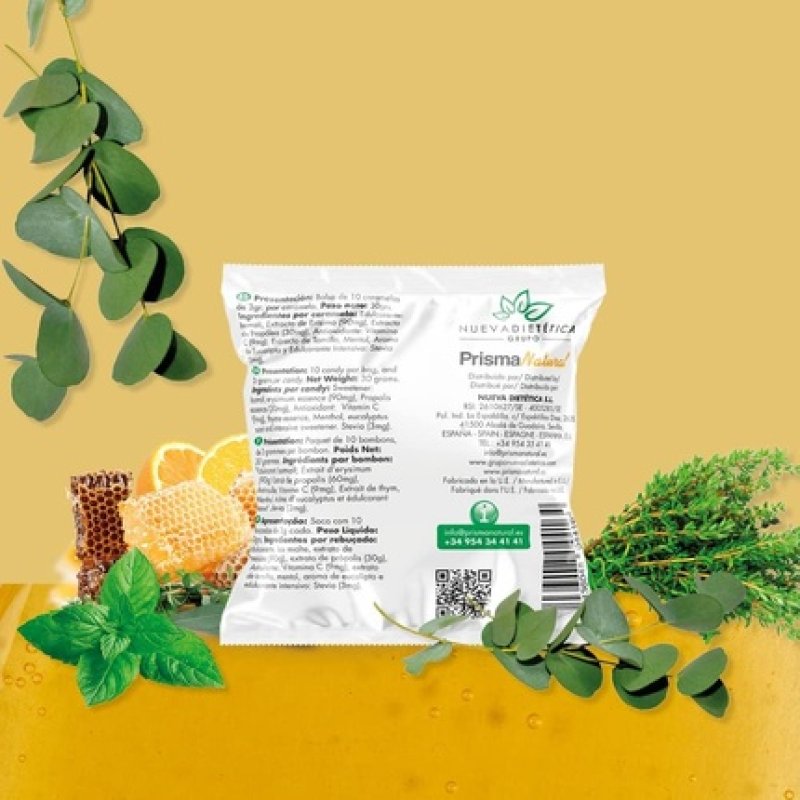 Prisma Nat Respir Sweets Bag 400g - Pack of 10