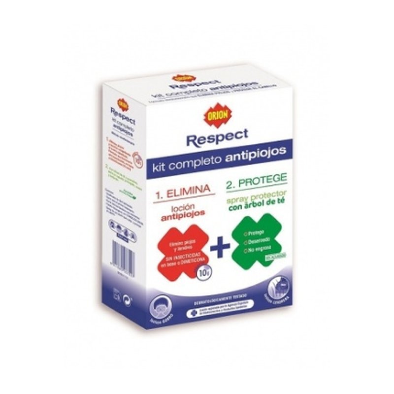 Orion Anti-Lice Kit Respect Protective Lotion And Spray - 100 Ml 200 Ml