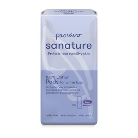 Sanature Pro Vivo Cotton Incontinence Pad Super - High Absorbency