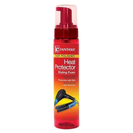 Fantasia Hair Polisher Heat Protector Styling Foam 8.5 fl oz
