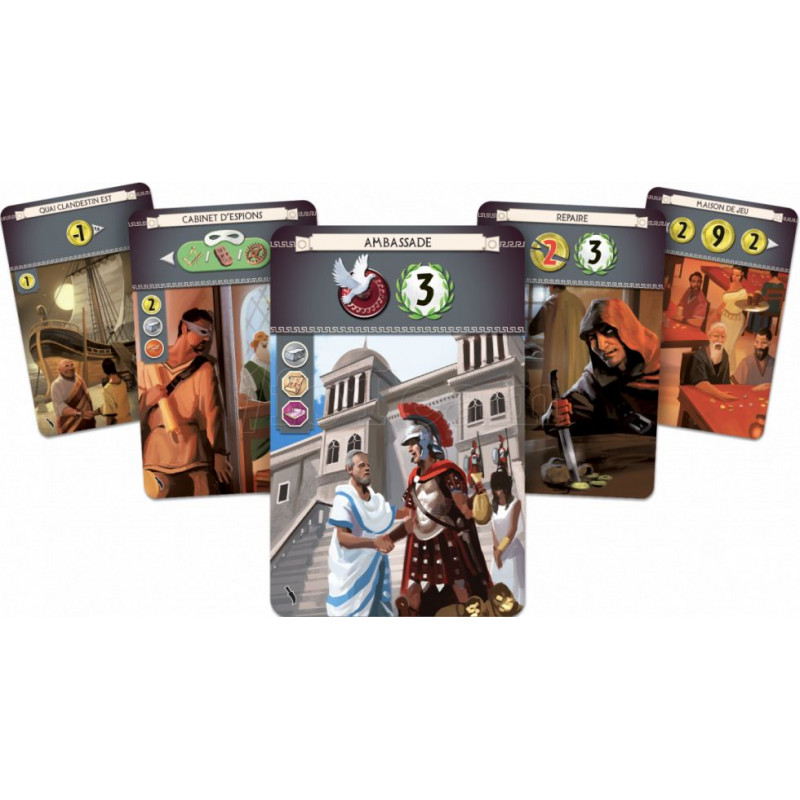 Jeu - 7 Wonders Nouvelle édition : Cities (Extension)