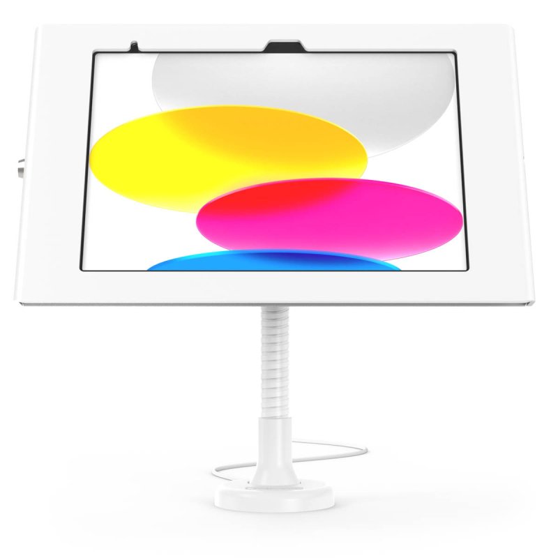 Compulocks iPad 10th-11th (A16) Gen, Apex Enclosure Flex Arm Mount - White