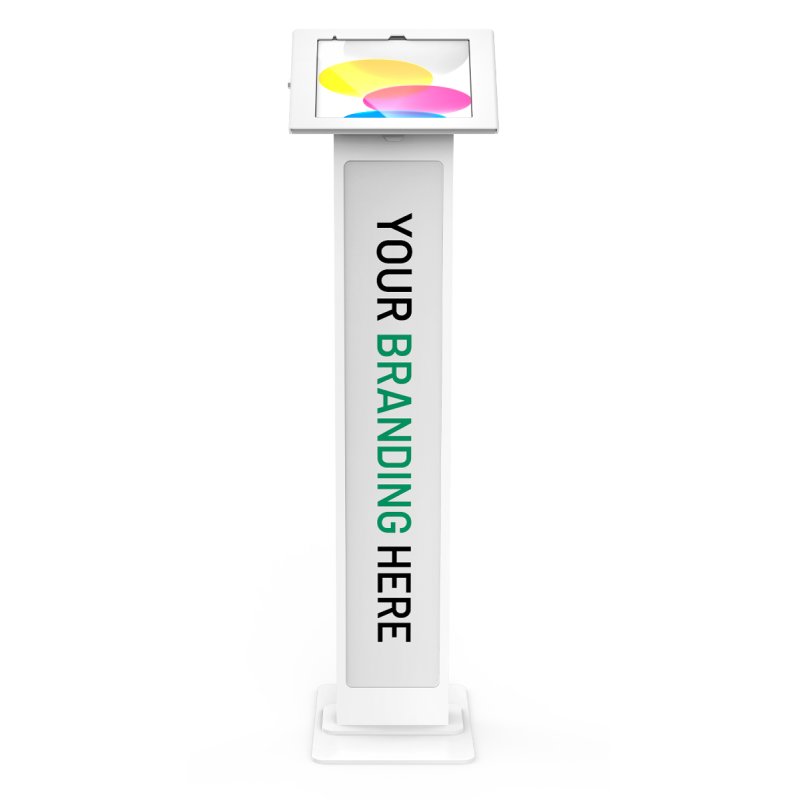 IPAD 10-11 GEN APEX ENCLOSURE BRANDABLE FLOOR STAND