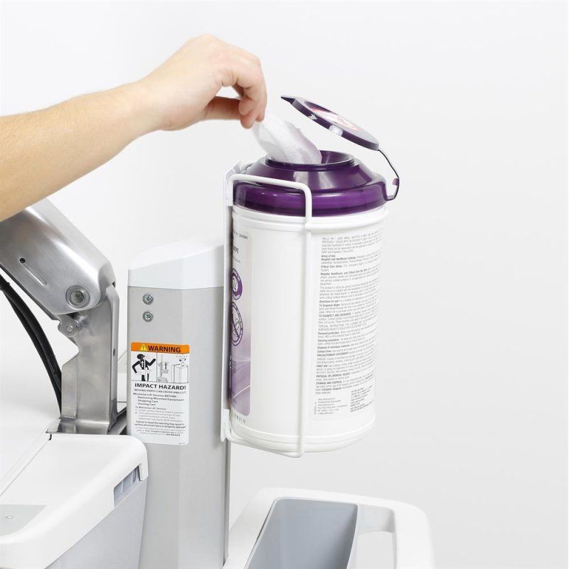 Ergotron T-Slot Wipes Holder Blanc