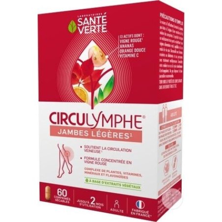 Sante Verte Circulymphe Light Legs 60 Tablets