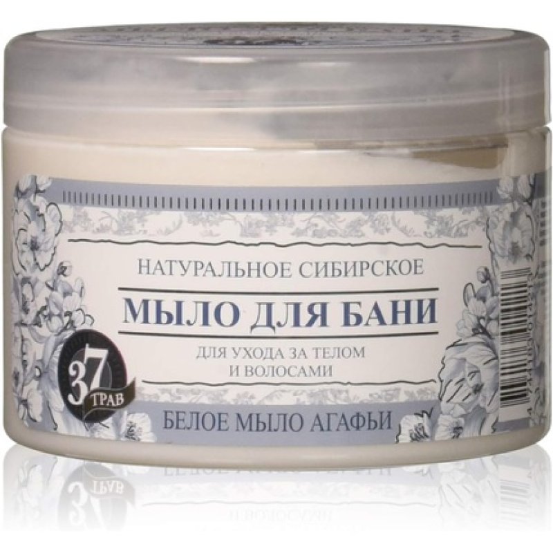 Reshenie Grandma Agafia Herbal Soap Natural White 500ml