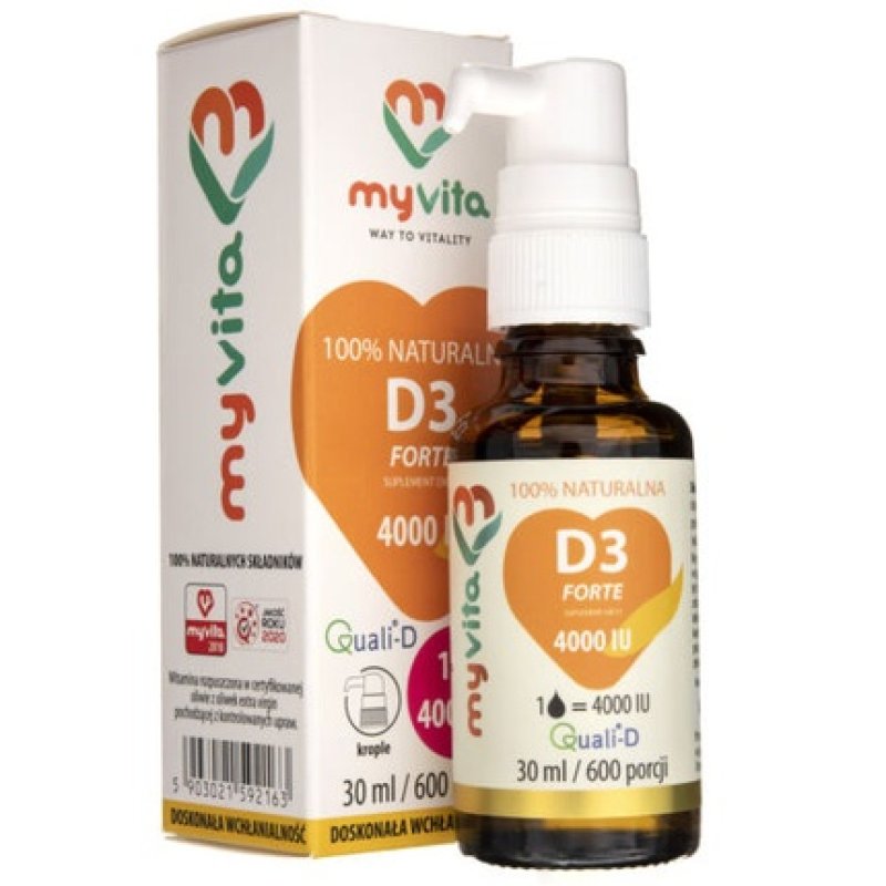 Myvita Vitamin D3 4000 IU Max 30ml