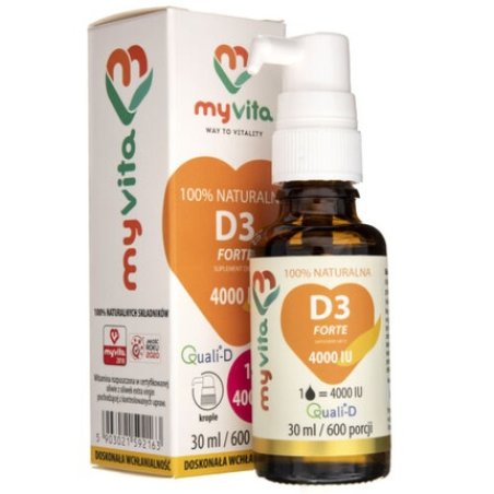 Myvita Vitamin D3 4000 IU Max 30ml