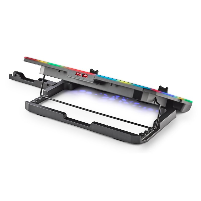 Support ventilé NGS Hero Stand RGB (Noir)