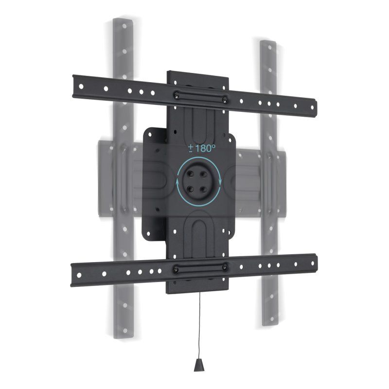 SOPORTE PARED TOOQ 37-80 ROTACION 360° NEGRO